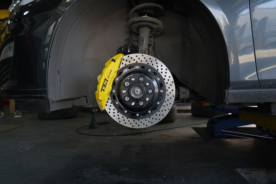 BBK para o compasso de calibre forjado pistão de Malibu XL 4 com rotor de 345*28mm roda TEI Racing Big Brake Kit de 18 polegadas